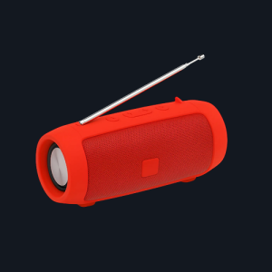 Parlante Portátil Charge Mini Bluetooth Salida 10w Batería 6000mah Recargable, Sonido Potente Y Claro, Manos Libres, Tf Card, Usb, Aux Micrófono Integrado Ideal Para Exteriores Viajes Y Reuniones Rojo